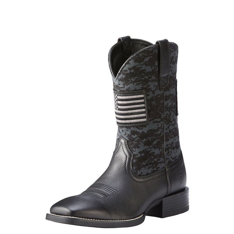 Ariat Westernstiefel Herren - Sport Patriot Schwarz ( VTQID-6385 )